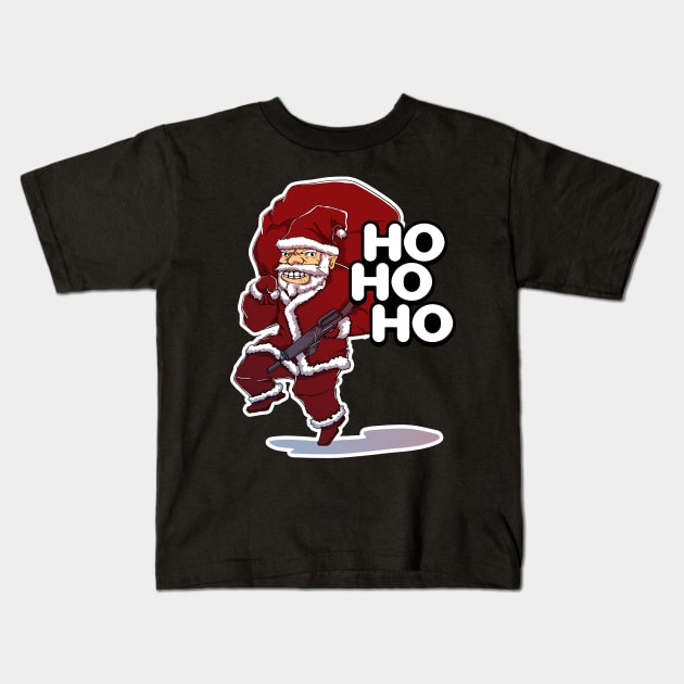 Bad Santa Kids T-Shirt by mush_rom